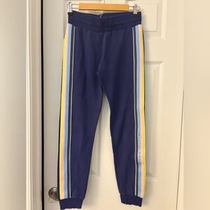 MONCLER  Girl blue Sweatpants